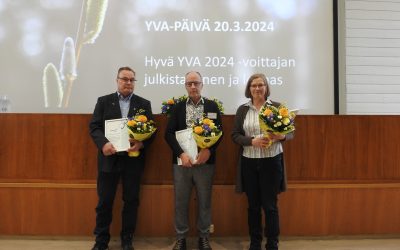 Vuoden Hyvä YVA -palkinto valtatien 8 parantaminen välillä Rauma-Eurajoki -hankkeelle
